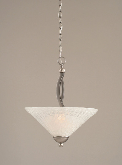 Bow Two Light Pendant in Brushed Nickel (200|274-BN-411)