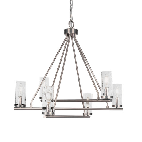 Trinity Six Light Chandelier in Graphite (200|2806-GP-800B) Trinity Six Light Chandelier in Graphite (200|2806-GP-800B)