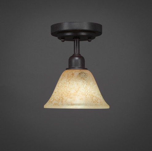 Vintage One Light Semi-Flush Mount in Dark Granite (200|280-DG-508)