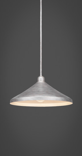 Vintage One Light Mini Pendant in Aged Silver (200|281-AS-422)