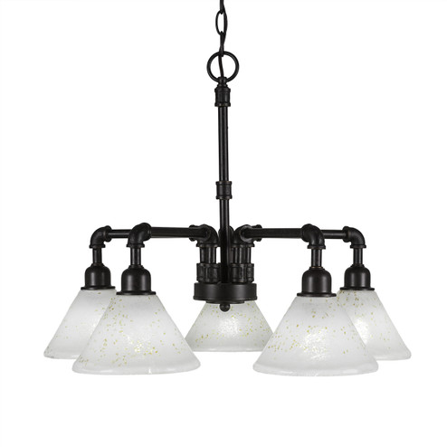 Vintage Five Light Chandelier in Dark Granite (200|285-DG-7145)