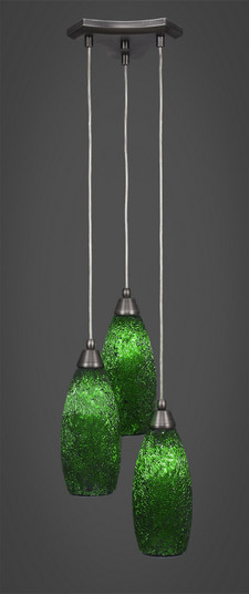 Europa Three Light Mini Pendant in Brushed Nickel (200|28-BN-5067)