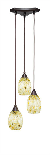 Europa Three Light Cluster Pendalier in Dark Granite (200|28-DG-406)