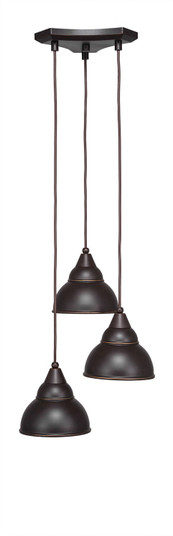 Europa Three Light Multi Light Mini Pendant in Dark Granite (200|28-DG-427)