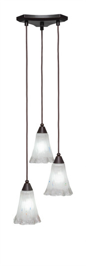 Europa Three Light Cluster Pendalier in Dark Granite (200|28-DG-721)