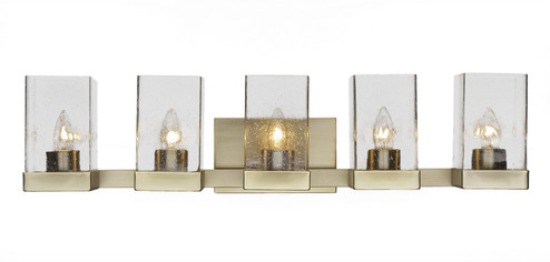 Nouvelle Five Light Bathroom Lighting in New Age Brass (200|3125-NAB-530)