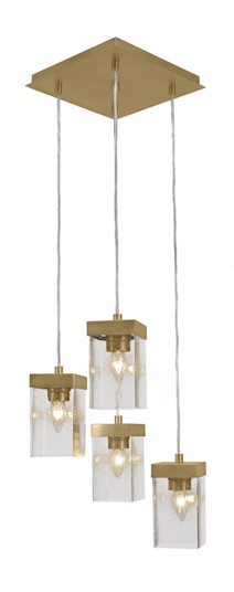 Nouvelle Four Light Pendalier in New Age Brass (200|3214-NAB-530)