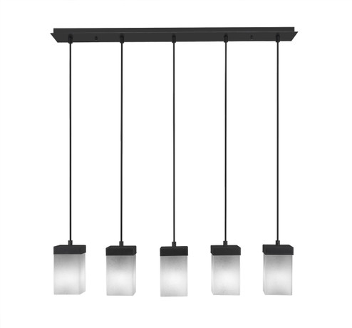 Nouvelle Five Light Linear Pendalier in Espresso (200|3215-ES-531)