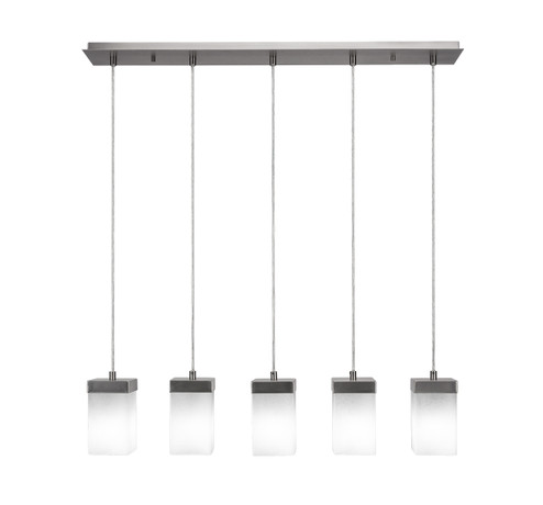 Nouvelle Five Light Linear Pendalier in Graphite (200|3215-GP-531)
