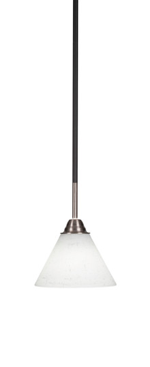 Paramount One Light Mini Pendant in Matte Black & Brushed Nickel (200|3401-MBBN-312)