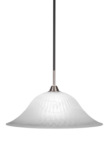 Paramount One Light Pendant in Matte Black & Brushed Nickel (200|3401-MBBN-5881)