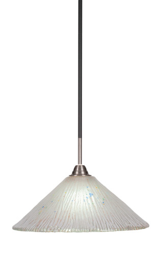 Paramount One Light Pendant in Matte Black & Brushed Nickel (200|3401-MBBN-711)