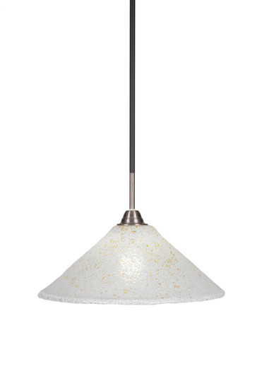 Paramount One Light Pendant in Matte Black & Brushed Nickel (200|3401-MBBN-714)