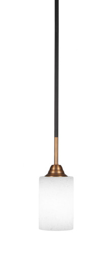 Paramount One Light Mini Pendant in Matte Black & Brass (200|3401-MBBR-310)