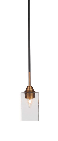 Paramount One Light Mini Pendant in Matte Black & Brass (200|3401-MBBR-530)
