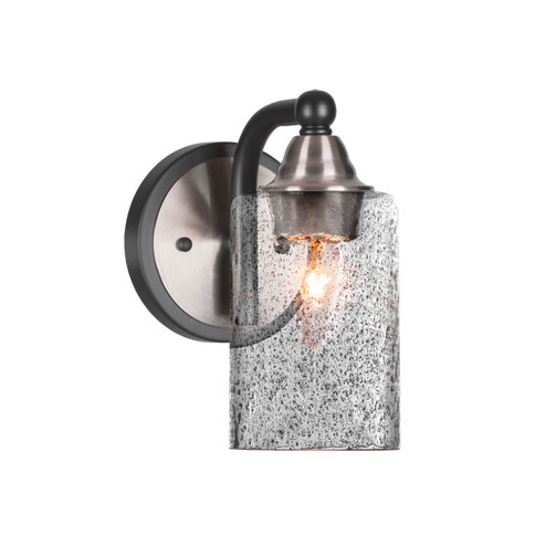 Paramount One Light Wall Sconce in Matte Black & Brushed Nickel (200|3421-MBBN-3002)