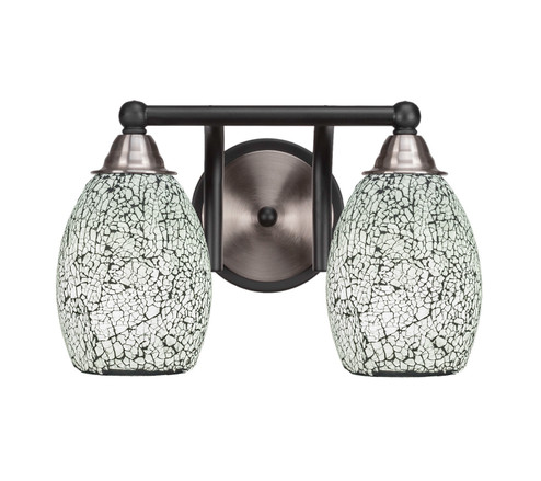 Paramount Two Light Bath Bar in Matte Black & Brushed Nickel (200|3422-MBBN-4165)