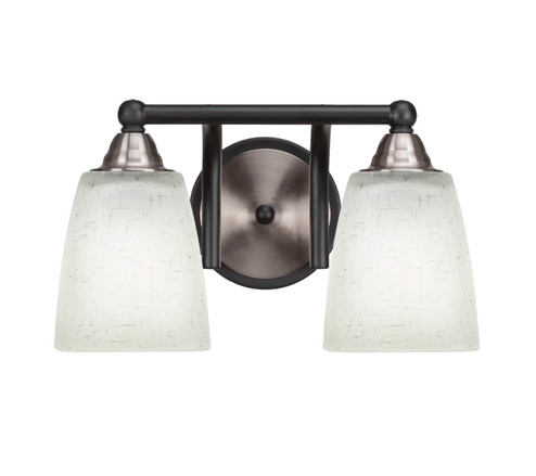 Paramount Two Light Bath Bar in Matte Black & Brushed Nickel (200|3422-MBBN-460)
