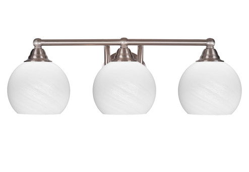 Paramount Three Light Bath Bar in Brushed Nickel (200|3423-BN-4101)