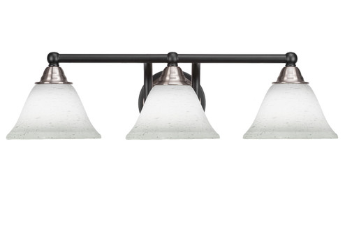 Paramount Three Light Bath Bar in Matte Black & Brushed Nickel (200|3423-MBBN-311)