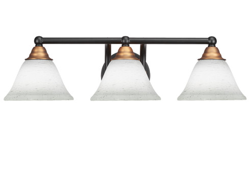 Paramount Three Light Bath Bar in Matte Black & Brass (200|3423-MBBR-311)