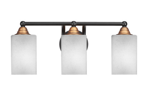 Paramount Three Light Bath Bar in Matte Black & Brass (200|3423-MBBR-531)