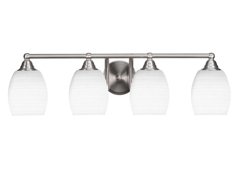 Paramount Four Light Bath Bar in Brushed Nickel (200|3424-BN-4021)