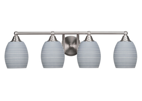 Paramount Four Light Bath Bar in Brushed Nickel (200|3424-BN-4022)