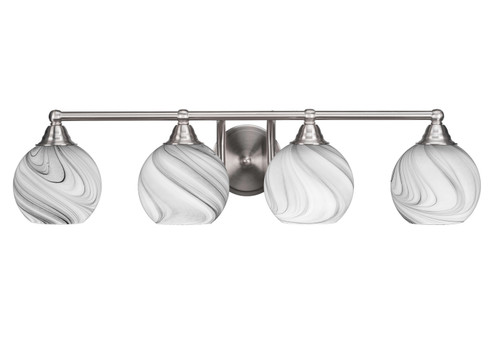 Paramount Four Light Bath Bar in Brushed Nickel (200|3424-BN-4109)