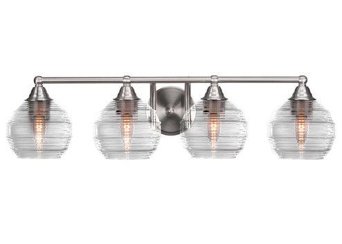 Paramount Four Light Bath Bar in Brushed Nickel (200|3424-BN-5110)