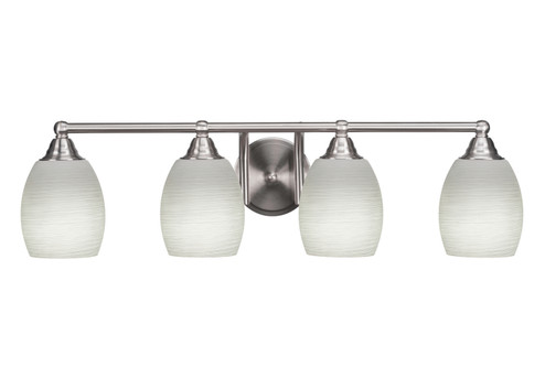 Paramount Four Light Bath Bar in Brushed Nickel (200|3424-BN-615)