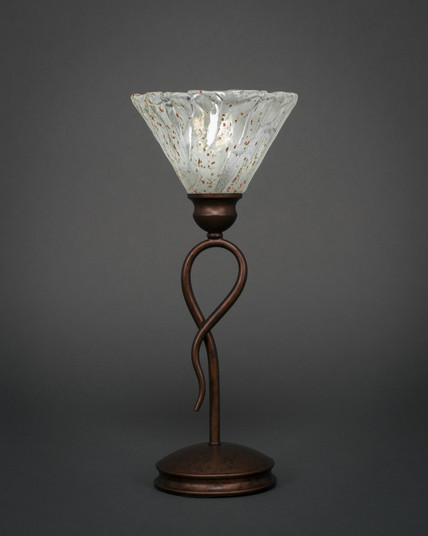 Leaf One Light Mini Table Lamp in Bronze (200|35-BRZ-7195)