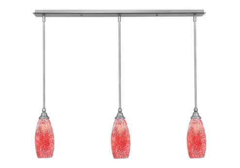 Any Three Light Linear Pendalier in Brushed Nickel (200|36-BN-5066)