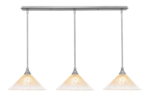 Any Three Light Linear Pendalier in Brushed Nickel (200|36-BN-700)