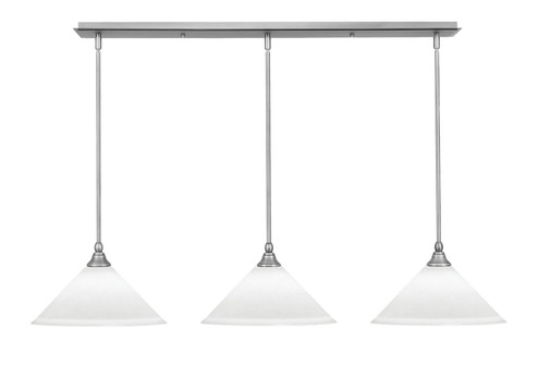Any Three Light Linear Pendalier in Brushed Nickel (200|36-BN-701)