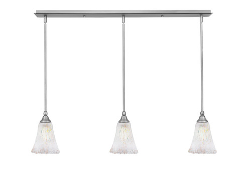 Any Three Light Linear Pendalier in Brushed Nickel (200|36-BN-721)