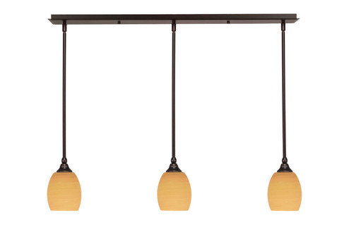 Any Three Light Linear Pendalier in Dark Granite (200|36-DG-625)