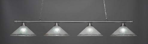 Oxford Four Light Billiard Bar in Brushed Nickel (200|374-BN-711)