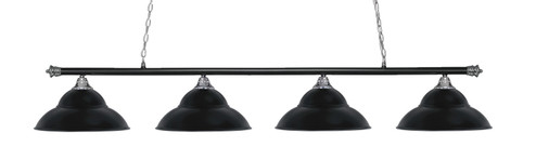 Oxford Four Light Bar in Chrome & Matte Black (200|374-CHMB-429-MB)