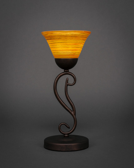 Olde Iron One Light Mini Table Lamp in Bronze (200|44-BRZ-454)