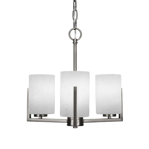 Atlas Three Light Chandelier in Graphite (200|4503-GP-310)
