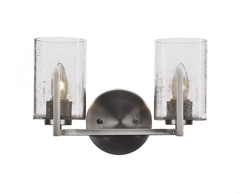 Atlas Two Light Bath Bar in Graphite (200|4512-GP-300)