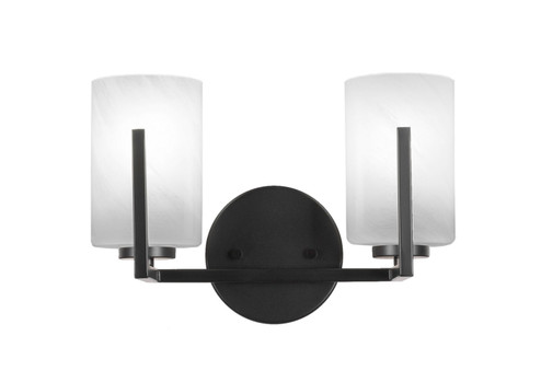 Atlas Two Light Bath Bar in Matte Black (200|4512-MB-3001)