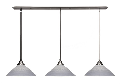 Any Three Light Linear Pendalier in Brushed Nickel (200|48-BN-4012)