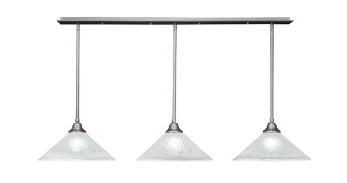 Any Three Light Multi Light Pendant in Brushed Nickel (200|48-BN-711)