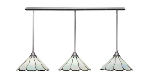 Any Three Light Multi Light Pendant in Brushed Nickel (200|48-BN-912)