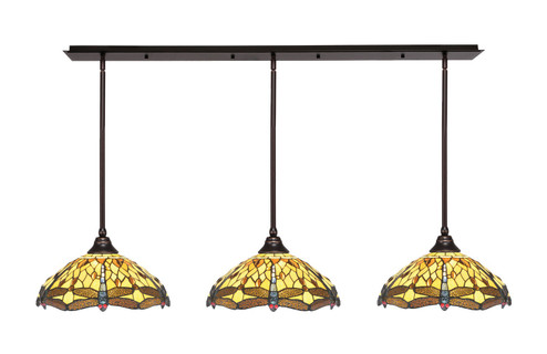 Any Three Light Multi Light Pendant in Dark Granite (200|48-DG-946)