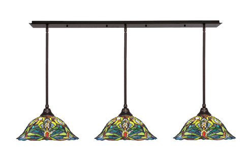 Any Three Light Multi Light Pendant in Dark Granite (200|48-DG-990)