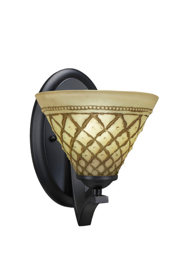 Zilo One Light Wall Sconce in Matte Black (200|551-MB-7185)