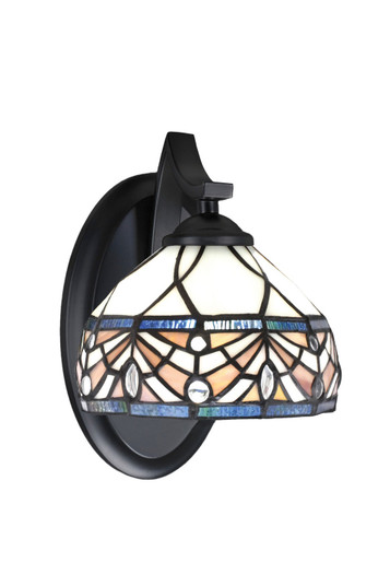 Zilo One Light Wall Sconce in Matte Black (200|551-MB-9485)